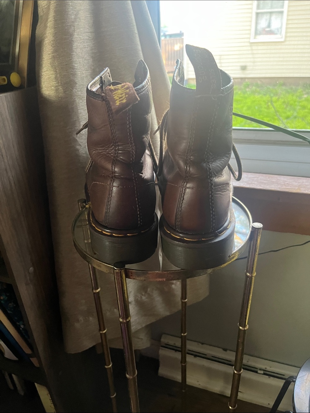 Dr. Martens Brown Leather Lace-Up Ankle Boots - Picture 2 of 6
